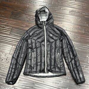 Shovelhead Men’s Black Puffer Jacket with Hood